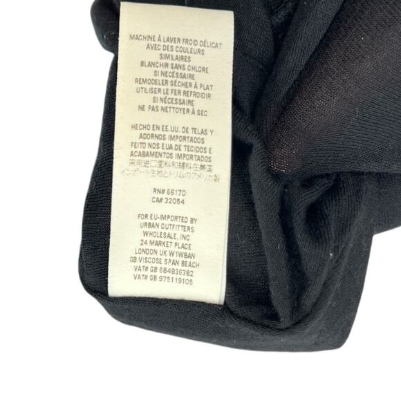 Free People Beach Black Viscose Jersey Strappy Midaxi Dress Size XS - Picture 13 of 13